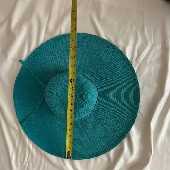 Teal Blue Sun Hat - U3i - Picture 8 of 12